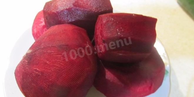 Рецепт квашеной свеклы