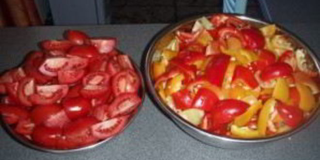 Рецепт лечо из помидоров и перца