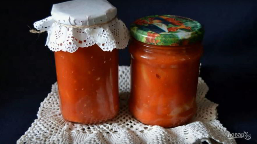 Рецепт лечо на зиму с томатной пастой