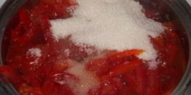Рецепт помидорного лечо