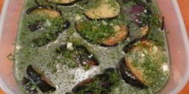 Рецепт быстро маринованные баклажаны