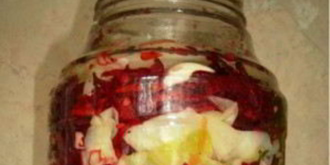 Рецепт капусты маринованной острой со свеклой