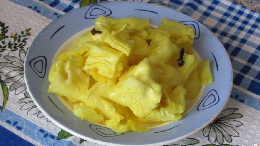 Рецепт капусты маринованной с куркумой