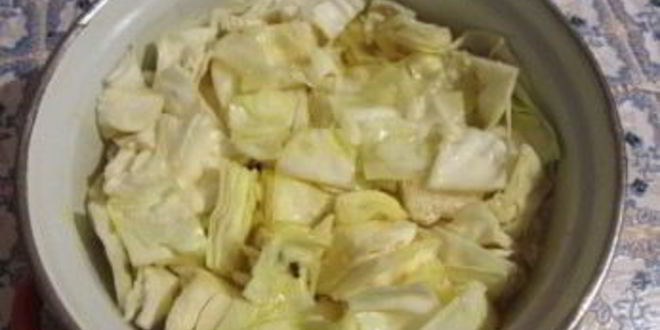 Рецепт капусты маринованной с куркумой