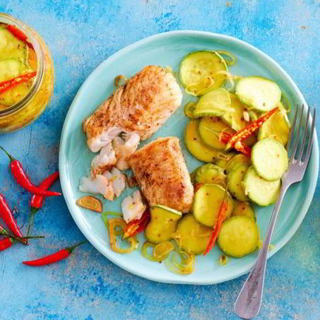 Рецепт Хрустящих маринованных кабачков