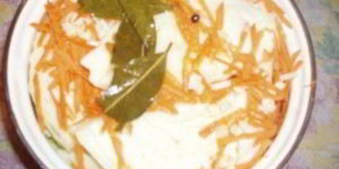 Рецепт маринованной капусты