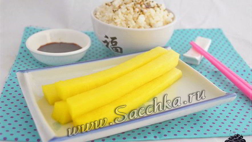 Рецепт маринованного дайкона