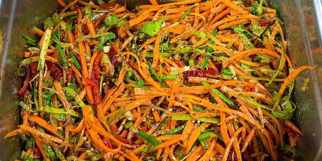 Рецепт маринованных баклажанов с морковью