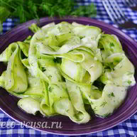 Рецепт Маринованных кабачков с зеленью