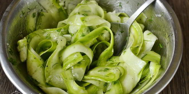 Рецепт маринованных кабачков с зеленью