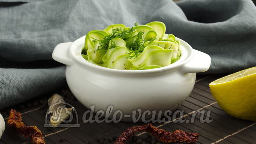 Рецепт маринованных кабачков