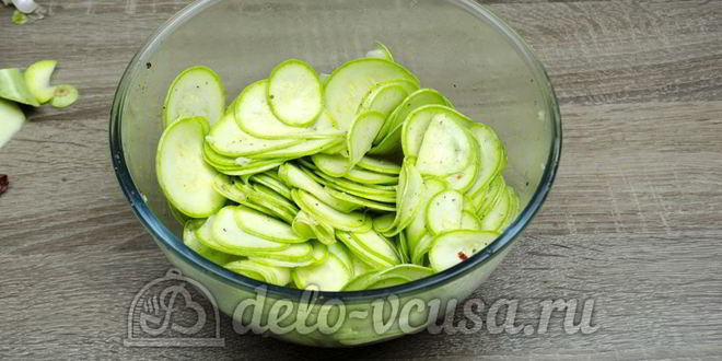 Рецепт маринованных кабачков