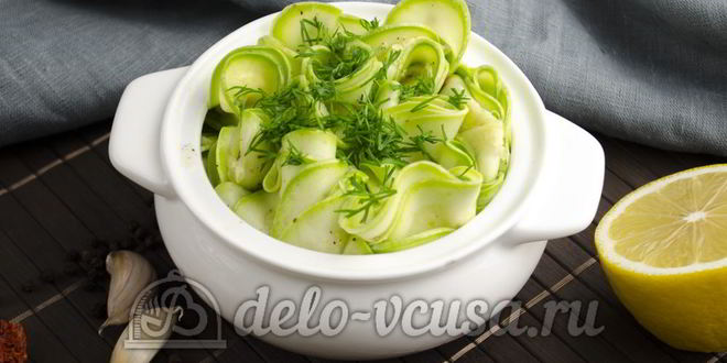 Рецепт маринованных кабачков