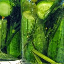 Рецепт Огурцов горячим способом на зиму