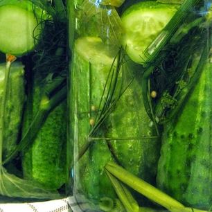 Рецепт Огурцов горячим способом на зиму