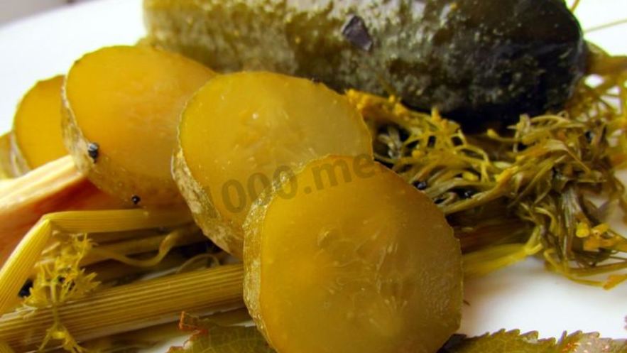 Рецепт огурцов квашеных в банках на зиму