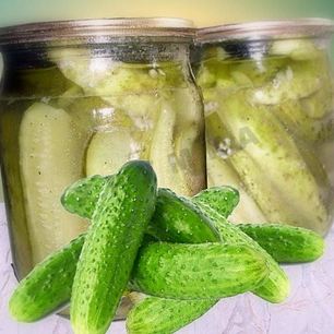 Рецепт Огурцов в горчичной заливке на зиму