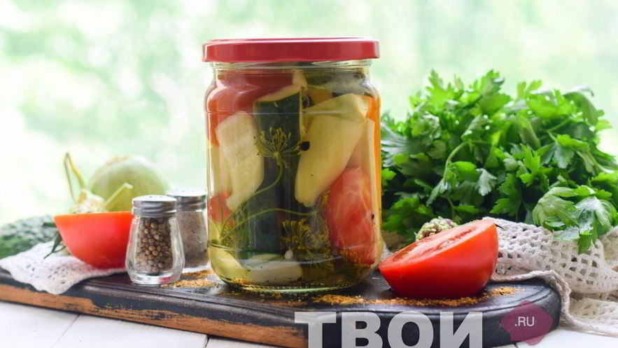 Рецепт овощного ассорти на зиму