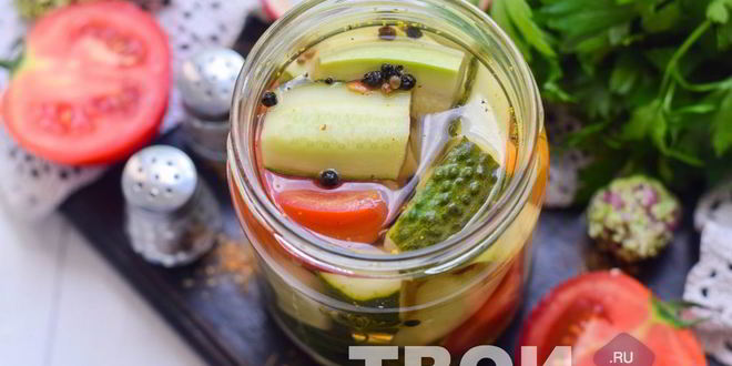 Рецепт овощного ассорти на зиму