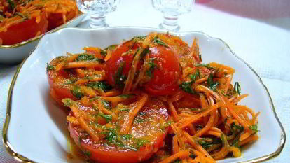 Рецепт Помидоров по-корейски