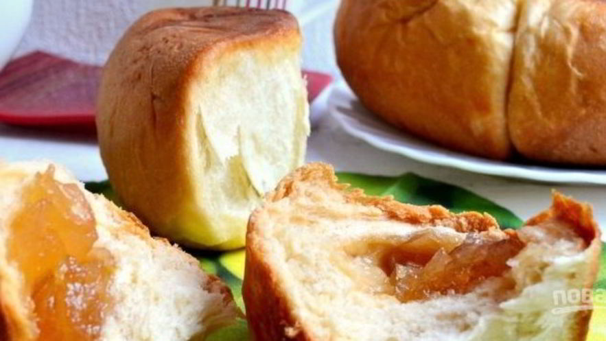 Рецепт булочек с повидлом в мультиварке