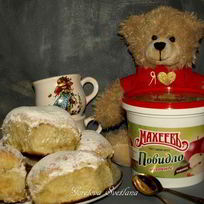 Рецепт Булочек с яблочным повидлом