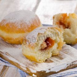 Рецепт Пончиков с повидлом