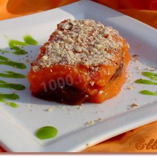 Рецепт Пюре из тыквы со сливовым повидлом