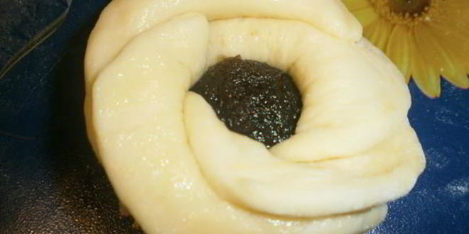 Рецепт розочки-бутона с повидлом