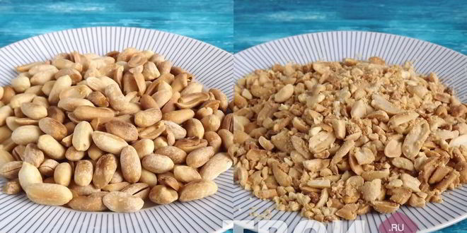 Рецепт рулета с повидлом и арахисом