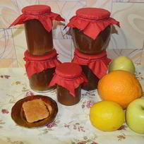 Рецепт Яблочного повидла с цитрусами