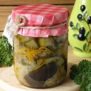 Рецепт Синеньких с морковкой по-корейски на зиму