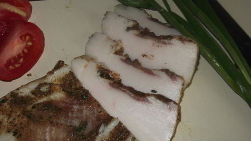 Рецепт домашнего соленого сала по-быстрому