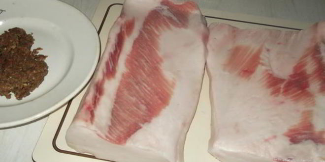 Рецепт домашнего соленого сала по-быстрому