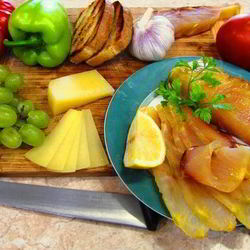 Рецепт Домашней слабосоленой осетрины