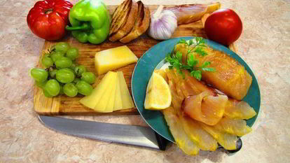 Рецепт Домашней слабосоленой осетрины