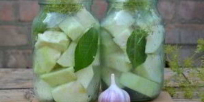 Рецепт малосольных кабачков