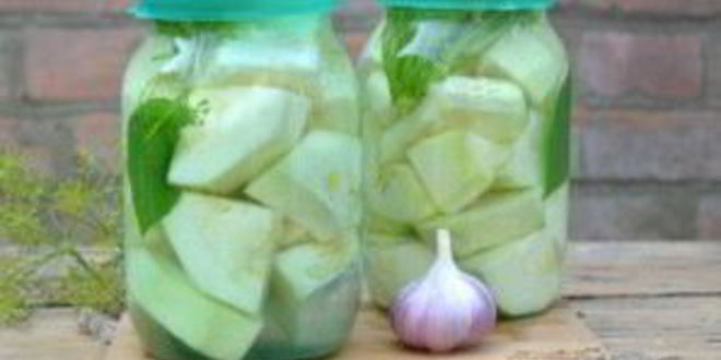 Рецепт малосольных кабачков