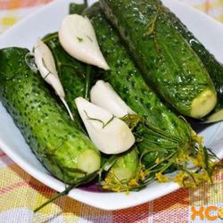 Рецепт Малосольных хрустящих огурчиков