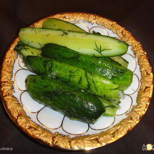 Рецепт Малосольных огурчиков за 15 минут