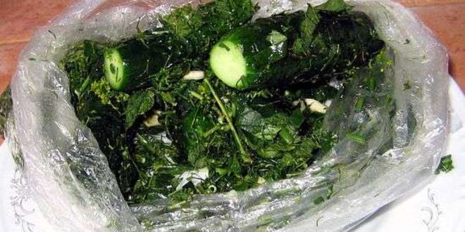 Рецепт малосольных огурчиков