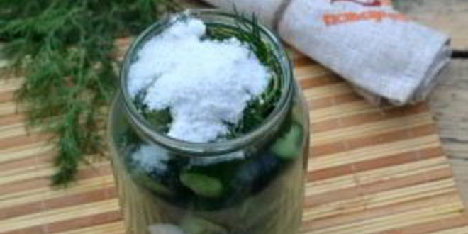 Рецепт малосольных огурцов без закатки