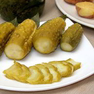 Рецепт Малосольных огурцов горячего засола