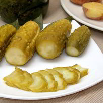 Рецепт Малосольных огурцов горячего засола