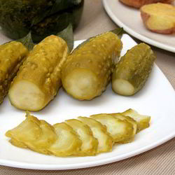 Рецепт Малосольных огурцов горячего засола