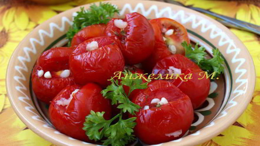 Рецепт малосольных помидоров в пакете