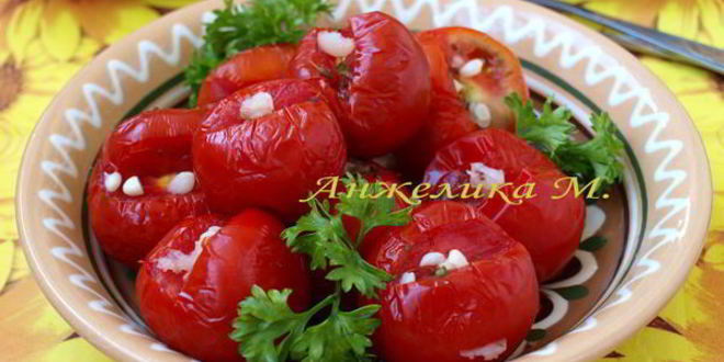 Рецепт малосольных помидоров в пакете