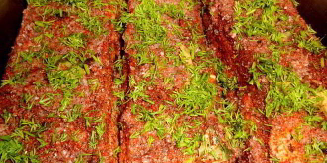 Рецепт пряного сала