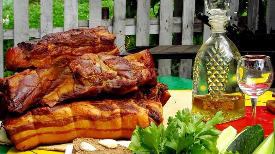 Рецепт сала холодного копчения