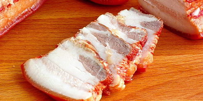 Рецепт сала в луковой шелухе в мультиварке